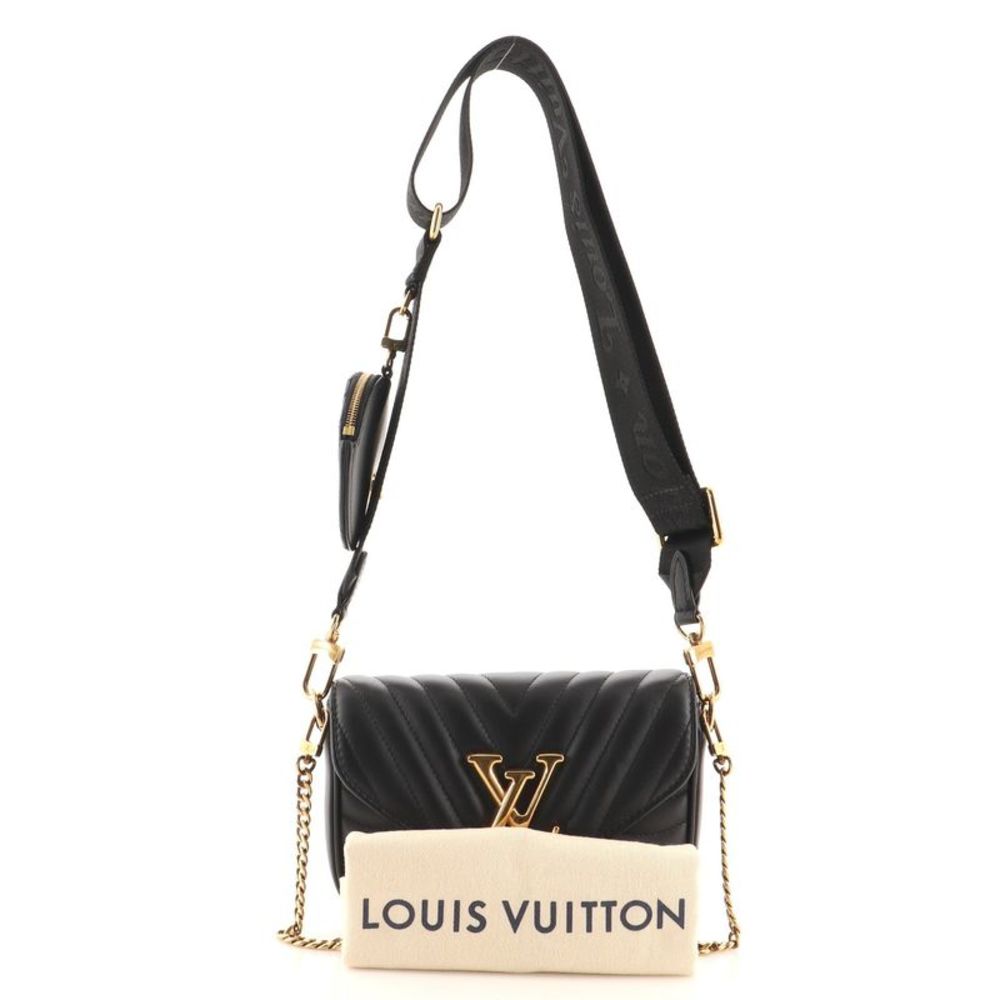 Louis Vuitton New Wave Multi Pochette Quilted Leather Black - Picture 2 of 8